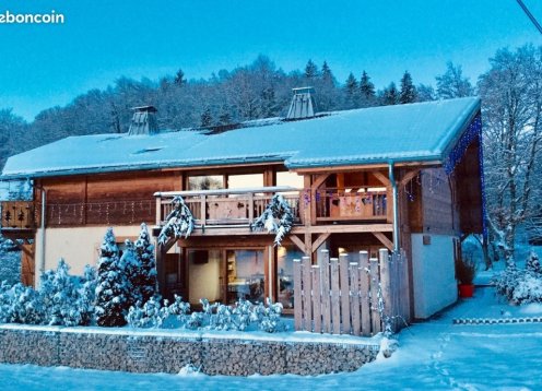 Gîte cosy au calme dans Chalet avec spa privé